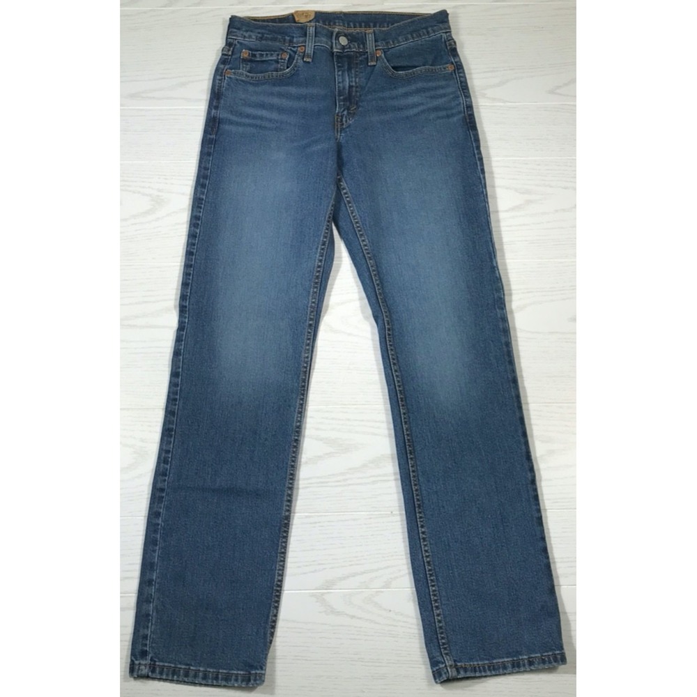 Levi's 514 Slim Fit Jeans Men's 29x32 Blue Stretch Mid Rise Cotton Blend NWOT